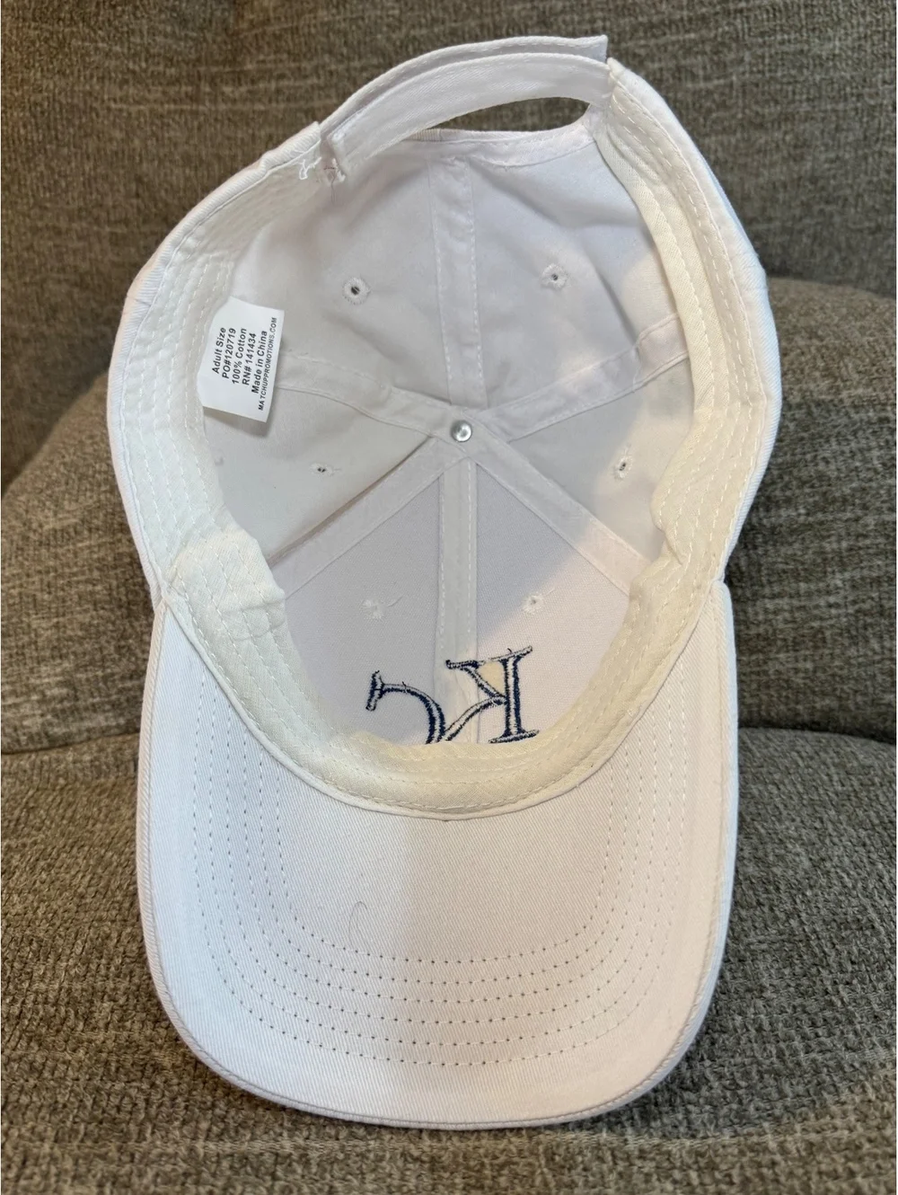 Kansas City Royals KC White/Blue baseball cap OSFA